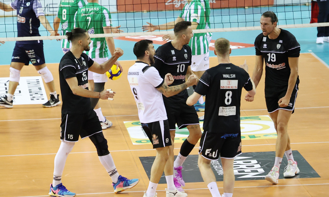 ΠΑΟΚ – Παναθηναϊκός 3-0: Έκανε το πρώτο βήμα για τους τελικούς της Volley League