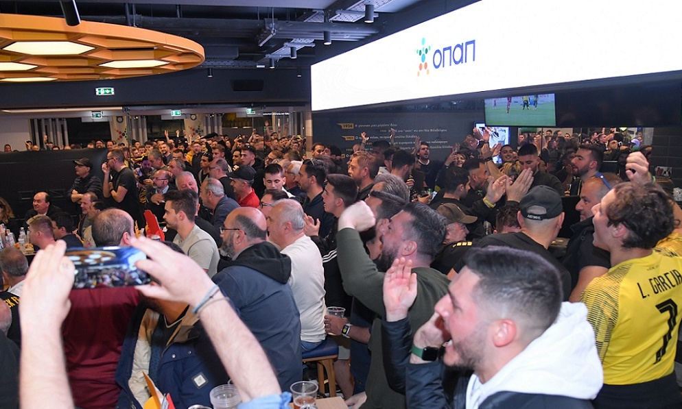 Μοναδική εμπειρία για τους φίλους της ΑΕΚ στο κατάστημα ΟΠΑΠ στην OPAP Arena