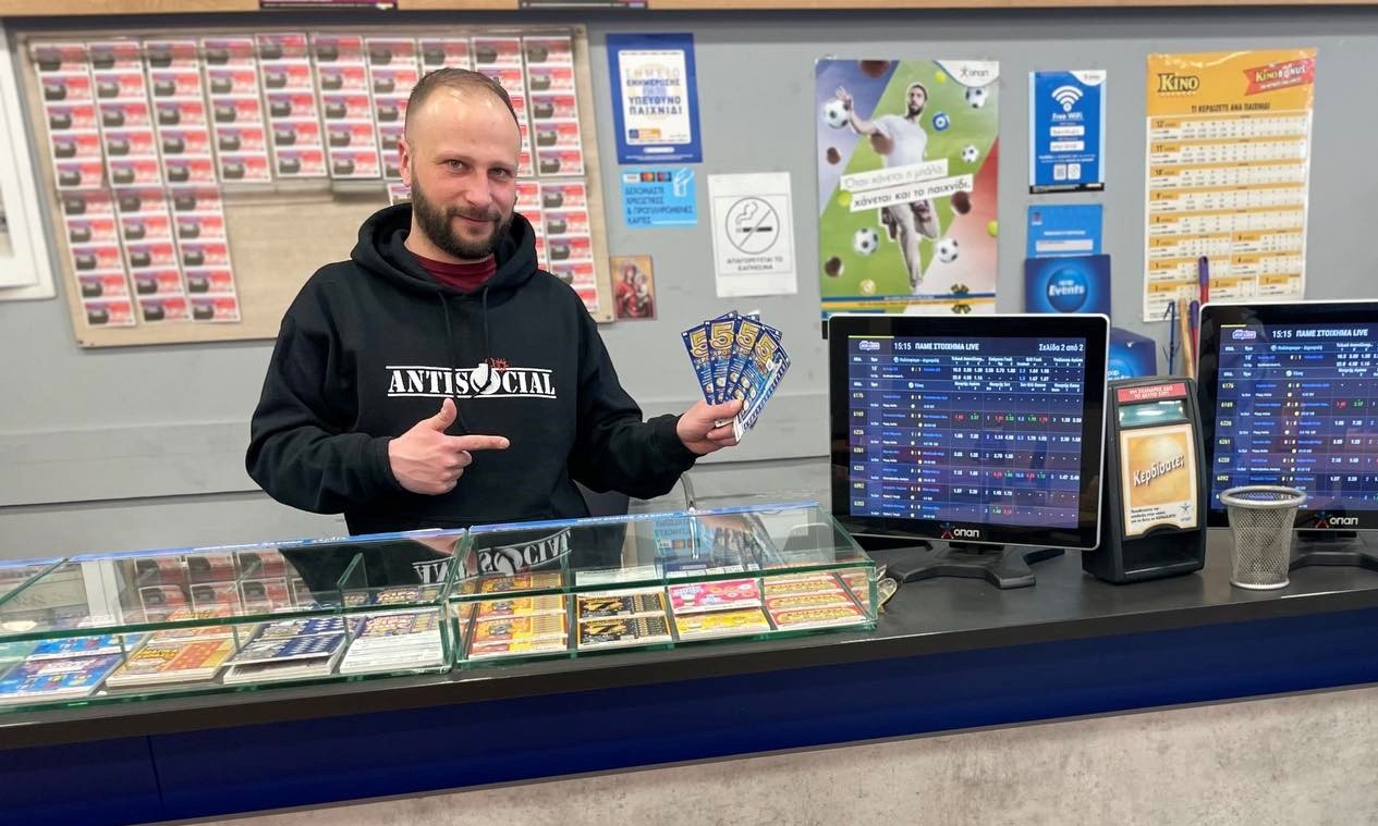 5 χρόνια κέρδη για τυχερό παίκτη ΣΚΡΑΤΣ σε κατάστημα ΟΠΑΠ στη Θεσσαλονίκη