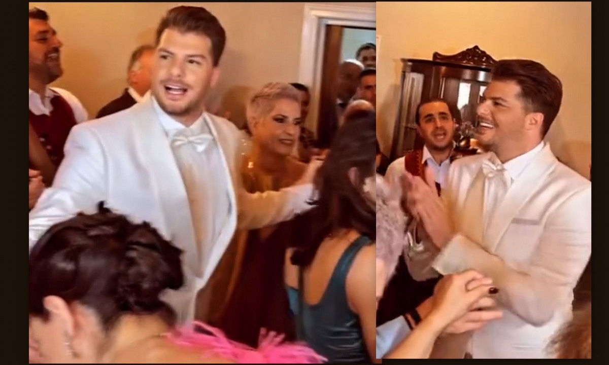 Λούκας Γιώρκας: Το γλέντι στο σπίτι πριν το γάμο του!