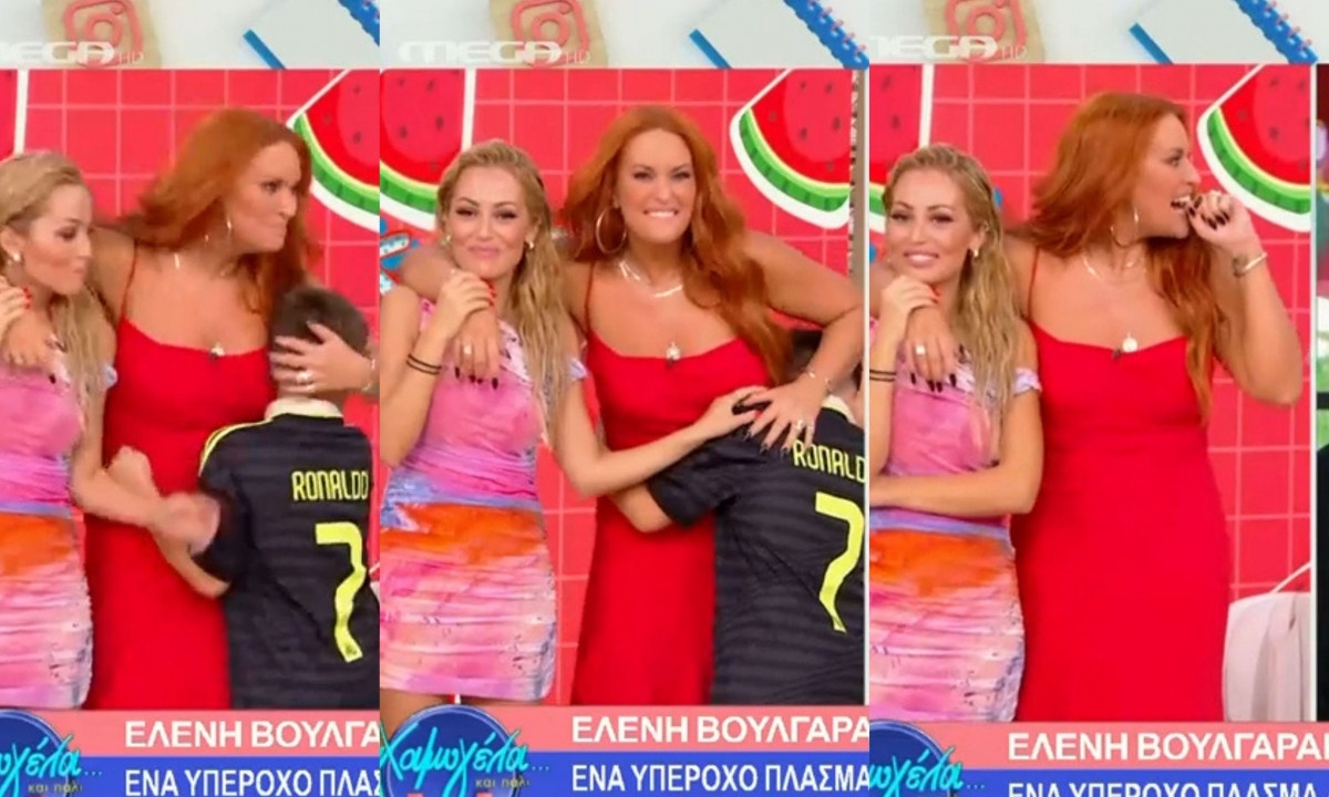 Χρηστίδου: Καρέ καρέ η «εισβολή» του γιου της στο πλατό