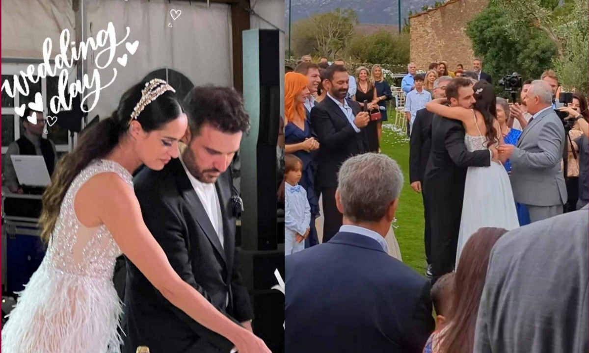Ευαγγελία Συριοπούλου: Τα δύο εντυπωσιακά νυφικά και οι λεπτομέρειες