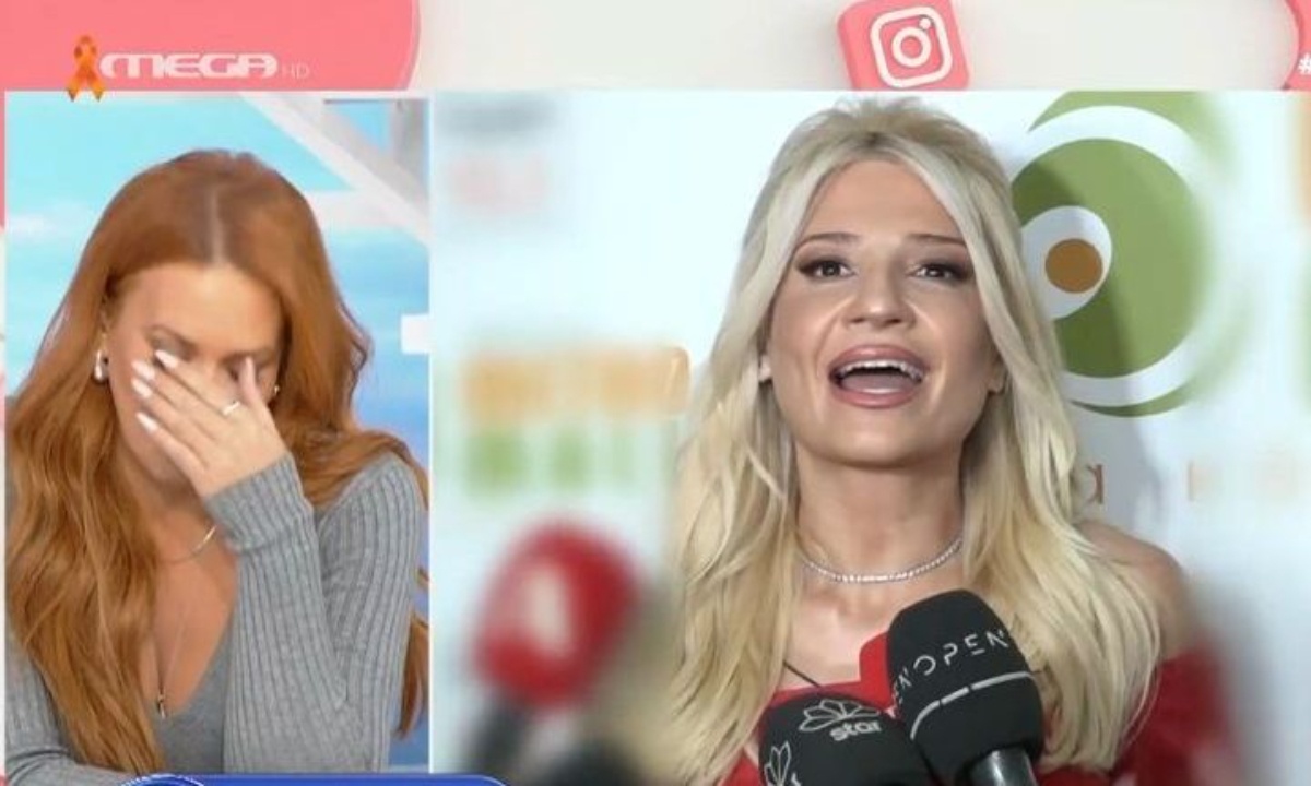 Η Χρηστίδου ήθελε να κρυφτεί όταν βγήκε on air η Σκορδά!