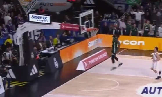 Euroleague, Ρεάλ Μαδρίτης – Παναθηναϊκός AKTOR: Το εντυπωσιακό κάρφωμα του Λεσόρ (video)