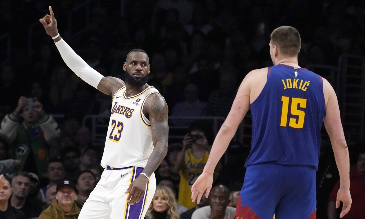 NBA: Ο ΛεΜπρόν έσπασε το φράγμα των 40.000 πόντων αλλά οι Νάγκετς χάλασαν το παρτι