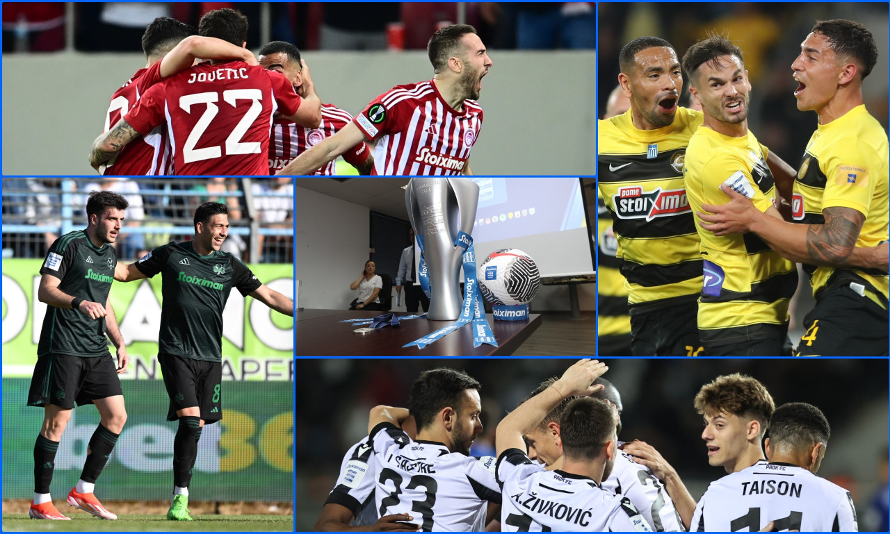 Super League: Το κρίσιμο ντέρμπι ΑΕΚ - Παναθηναϊκός και η «μάχη» για τον τίτλο - Όλο το πρόγραμμα