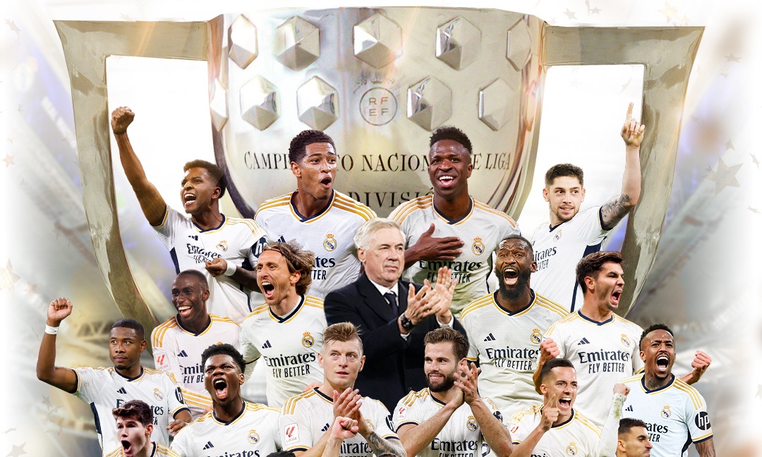 LaLiga: Η Τζιρόνα έστεψε Πρωταθλήτρια τη Ρεάλ Μαδρίτης – Έφτασε τα 36 τρόπαια η «βασίλισσα»