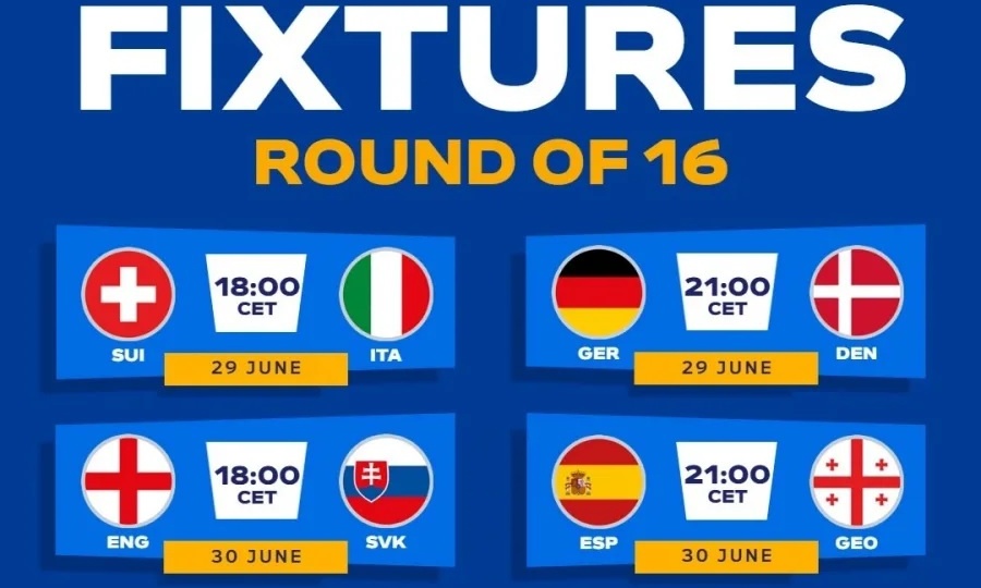 Euro 2024: Σούπερ ενισχυμένες αποδόσεις* για όλα τα παιχνίδια των «16» στο Pamestoixima.gr