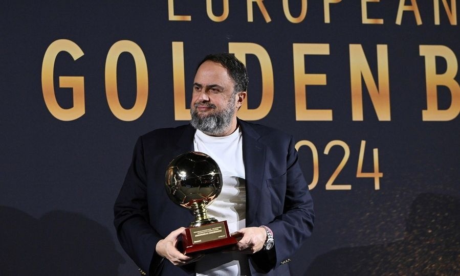 Βαγγέλης Μαρινάκης: Βραβεύτηκε με το «European Golden Boy Career Award» στο Τορίνο