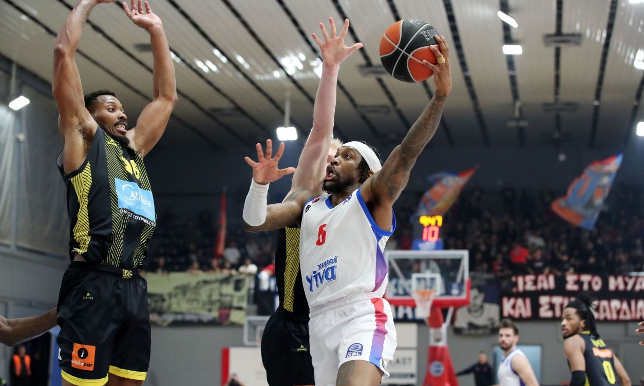 Greek Basketball League: Έβδομος ο Πανιώνιος, με Ολυμπιακό στα play offs