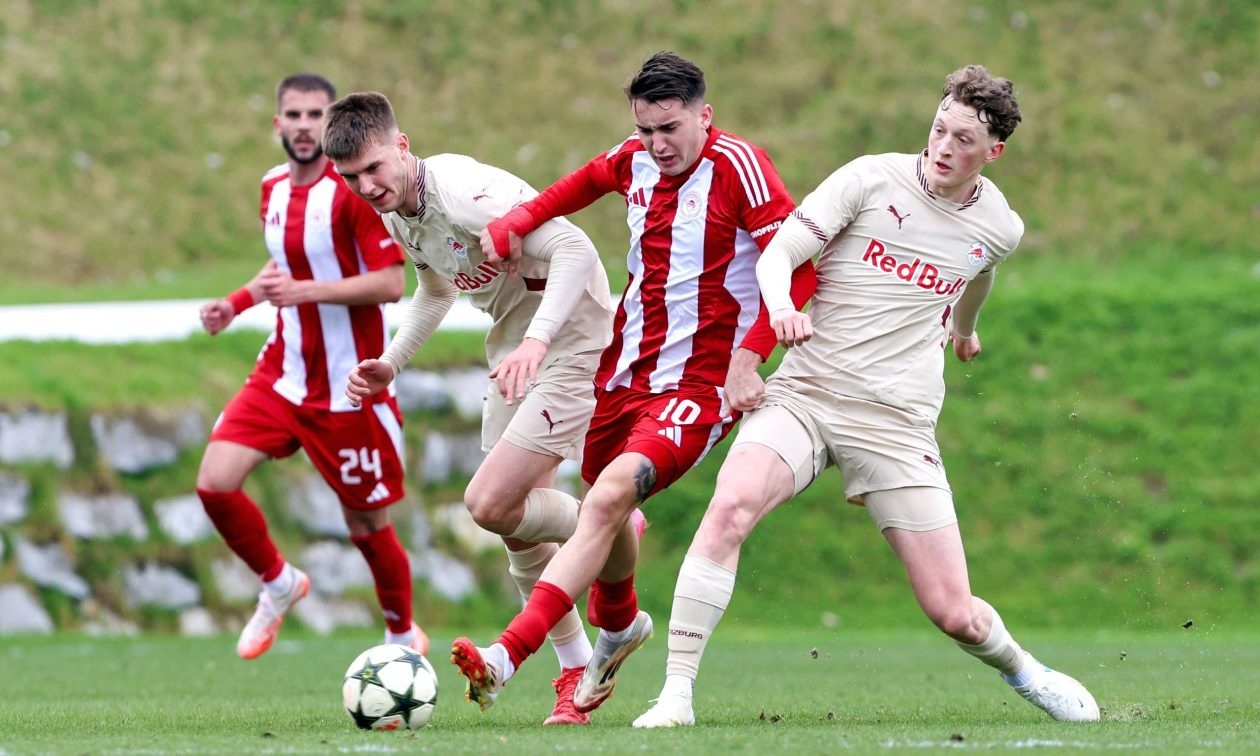 Σάλτσμπουργκ – Ολυμπιακός 1-0: Αποκλεισμός στα προημιτελικά του Youth League για τους Πειραιώτες
