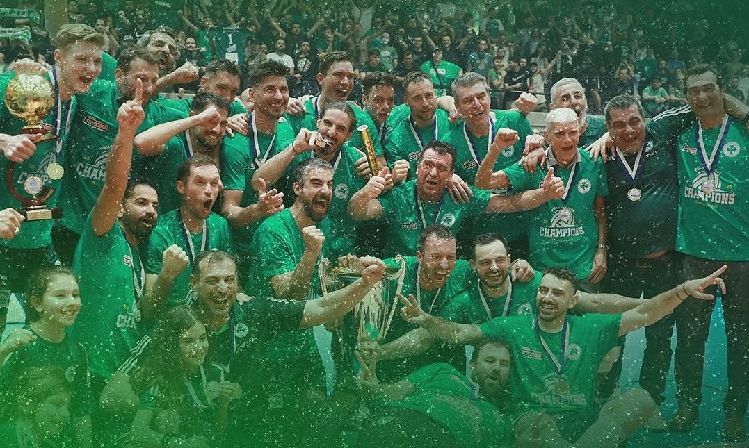 Παναθηναϊκός AKTOR: Τα συγχαρητήρια στην ομάδα βόλεϊ για τον τίτλο