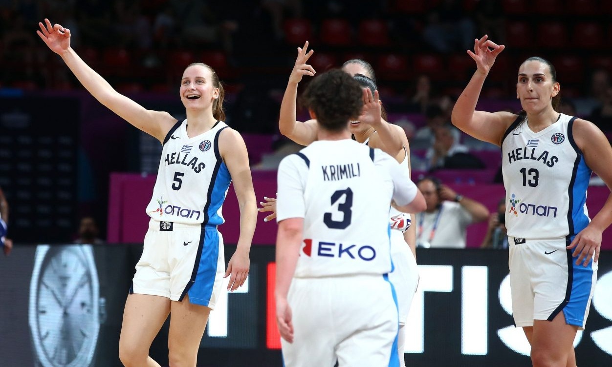 Eurobasket Γυναικών: «Περίπατος» για την Ελλάδα στην πρεμιέρα κόντρα στην Ελβετία
