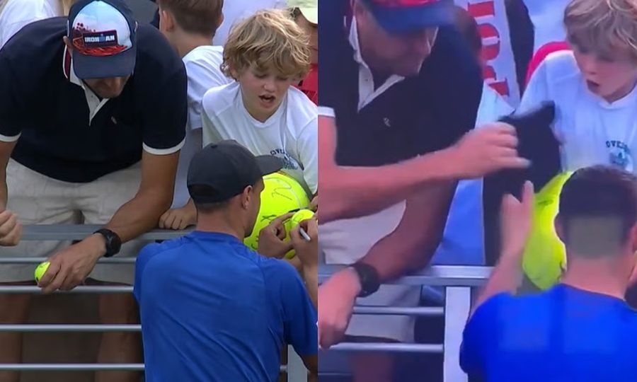 US Open: Ζήτησε συγγνώμη ο εκατομμυριούχος που άρπαξε καπέλο του Μάιρζακ από μικρό παιδί
