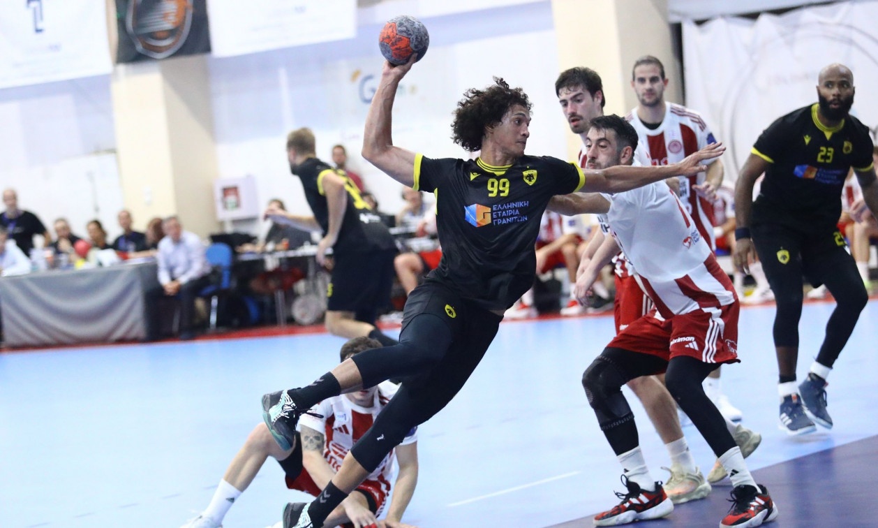 Χάντμπολ, Super Cup, Ολυμπιακός - ΑΕΚ 24-23: «Ερυθρόλευκη» η πρώτη κούπα