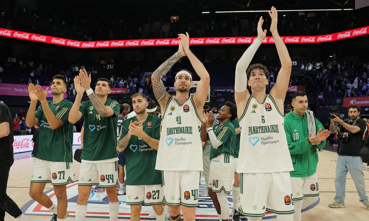 EuroLeague Βαθμολογία: Στο 4-1 ο Παναθηναϊκός AKTOR και κορυφή για το «τριφύλλι»