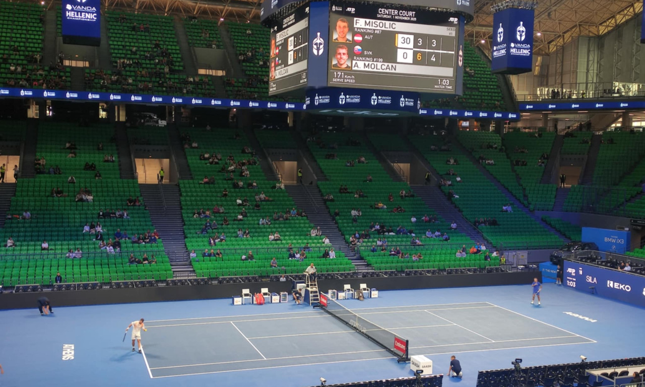 Hellenic Championship ATP 250: Η εντυπωσιακή μεταμόρφωση του Telekom Center Athens