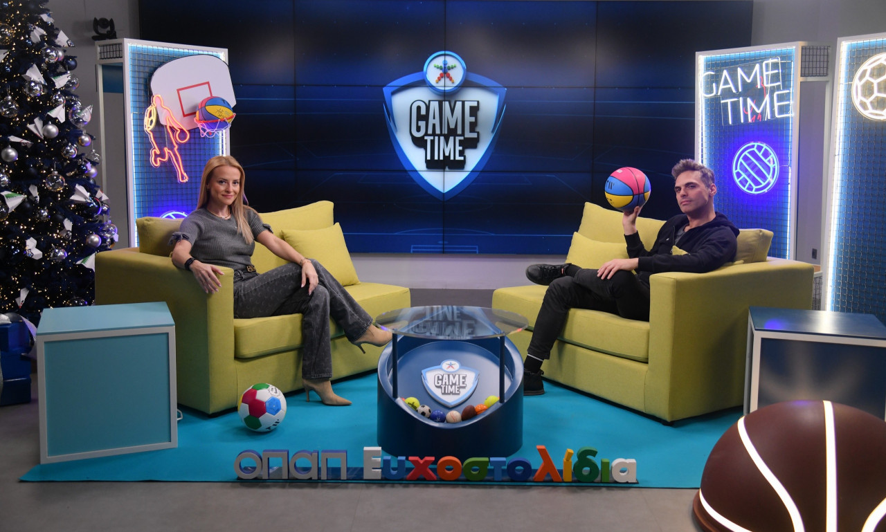 O Γιώργος Παπαγεωργίου στο Game Time στέλνει διπλά χαμόγελα στα παιδιά με τα Ευχοστολίδια του ΟΠΑΠ