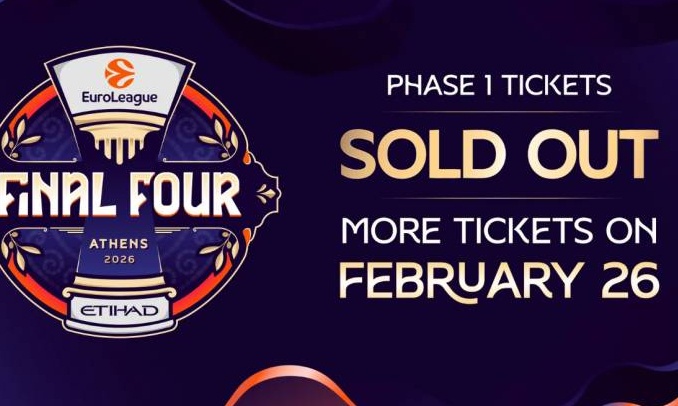 Final-4 Athens: Sold out τα εισιτήρια της πρώτης φάσης