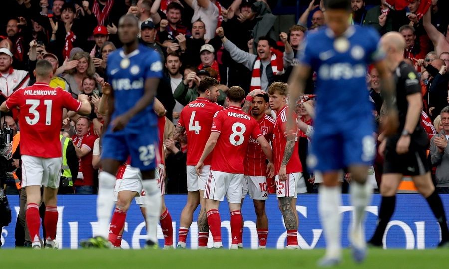 Premier League: Διπλό παραμονής για τη Νότιγχαμ Φόρεστ, παραπαίει η Τσέλσι