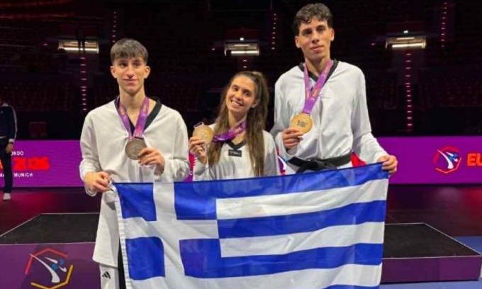 Ταε Κβον Ντο: Τρία ακόμη μετάλλια για την Ελλάδα στο Ευρωπαϊκό Πρωτάθλημα