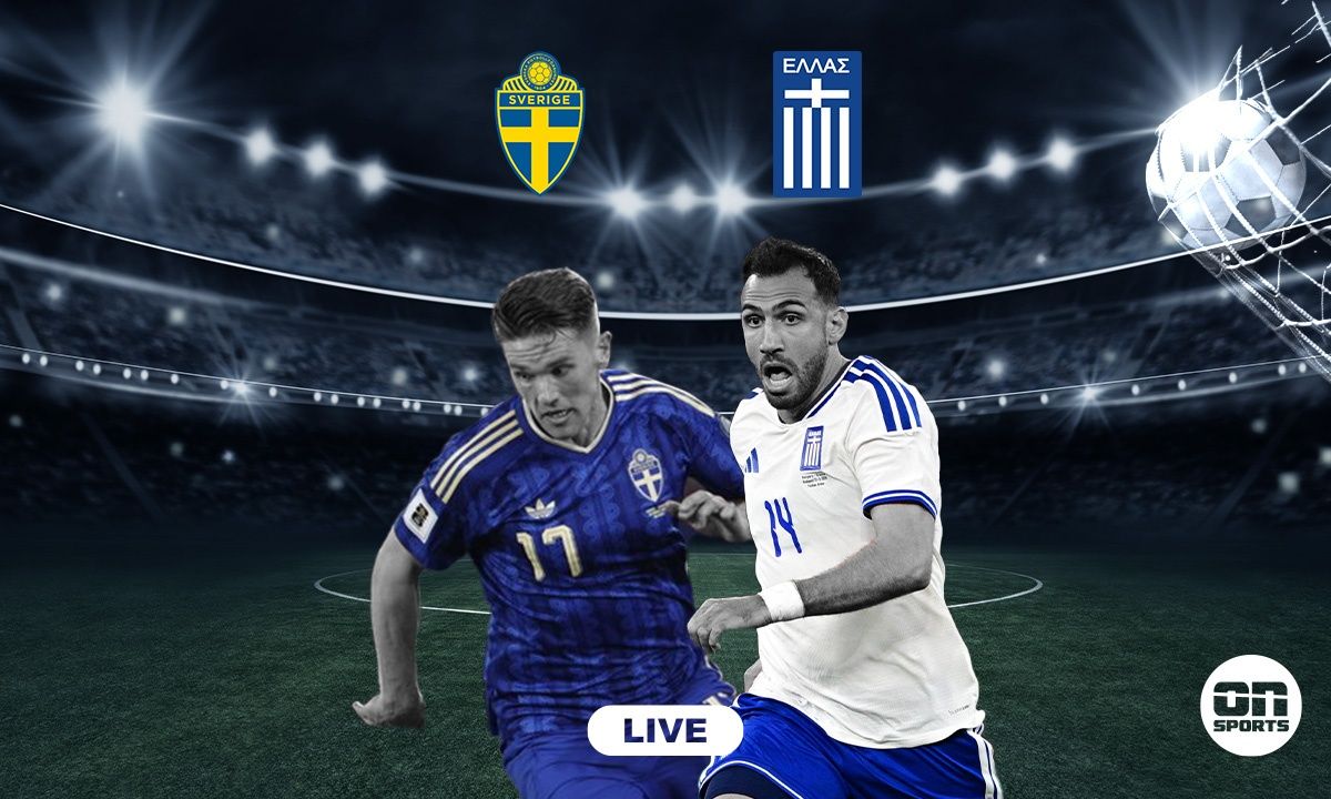 LIVE Σουηδία – Ελλάδα: Η φιλική αναμέτρηση της Εθνικής