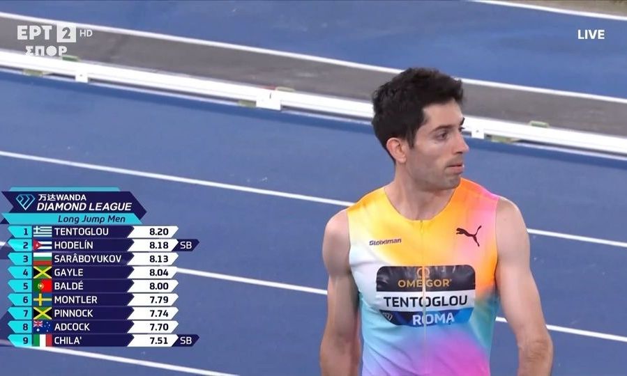 Diamond League: Δεύτερος στη Ρώμη ο Τεντόγλου, νικητής στο τελευταίο άλμα ο Σαραμπογιούκοβ