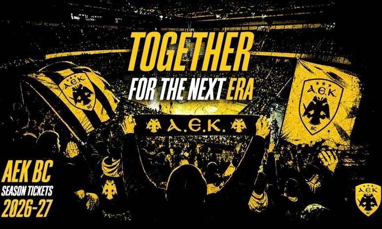 AEK: Ξεκινά η διάθεση των εισιτηρίων διαρκείας – Όλες οι λεπτομέρειες