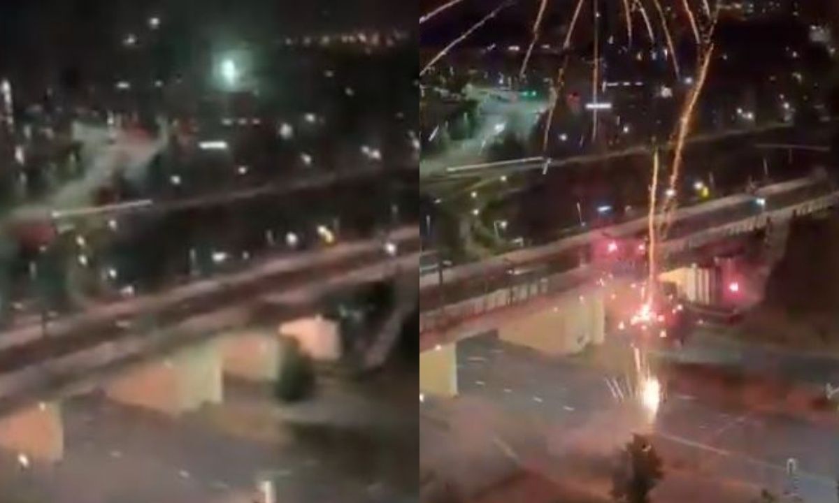 Ναϊμέγκεν - Ολυμπιακός: «Επίθεση» με βεγγαλικά στους Πειραιώτες από οπαδούς των Ολλανδών (vid)