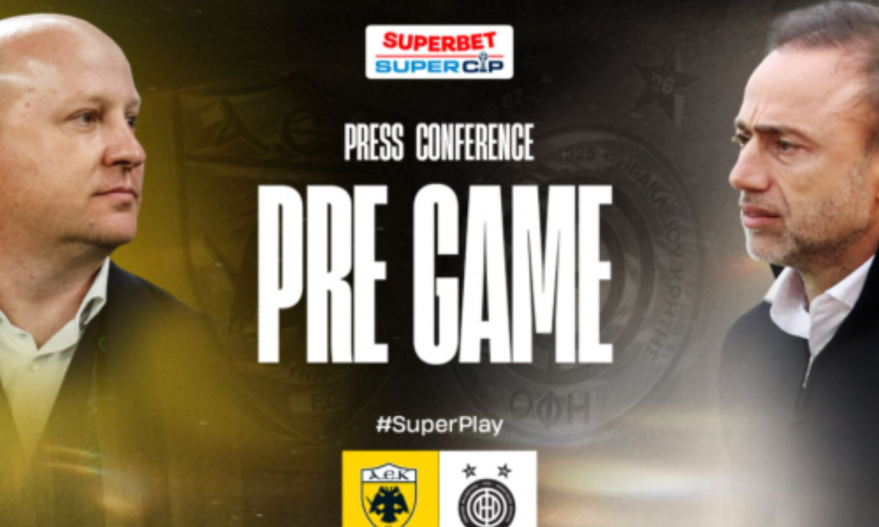 Live Streaming: Η συνέντευξη Τύπου του Superbet Super Cup