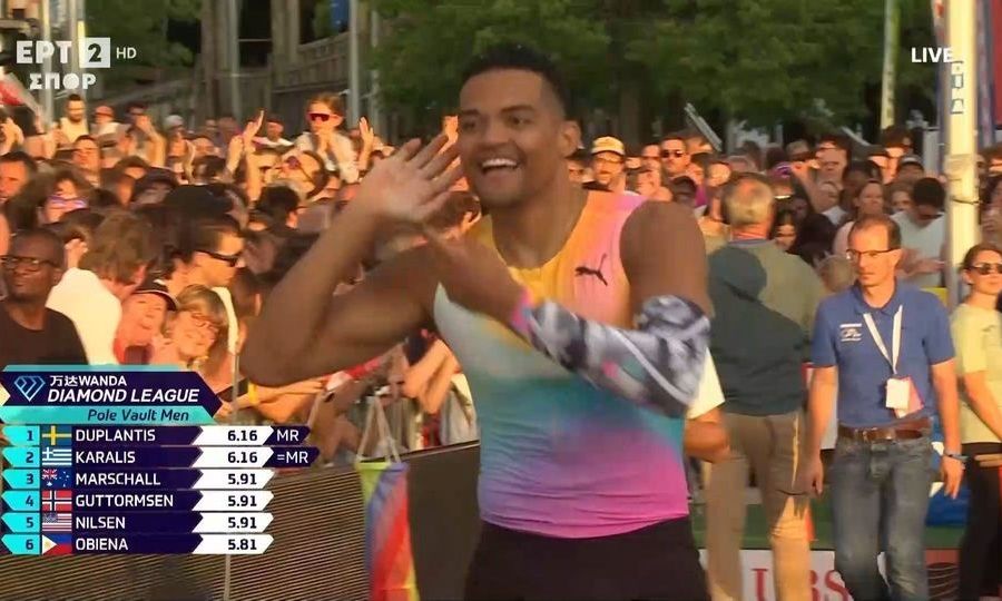 Diamond League: Απίστευτος Καραλής «πέταξε» στα 6,16μ. (vid)