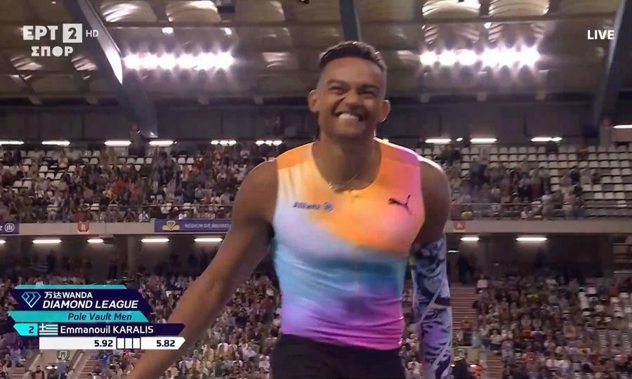 Diamond League: Πέρασμα με την πρώτη στα 5.92μ και προβάδισμα για τον Εμμανουήλ Καραλή στον τελικό
