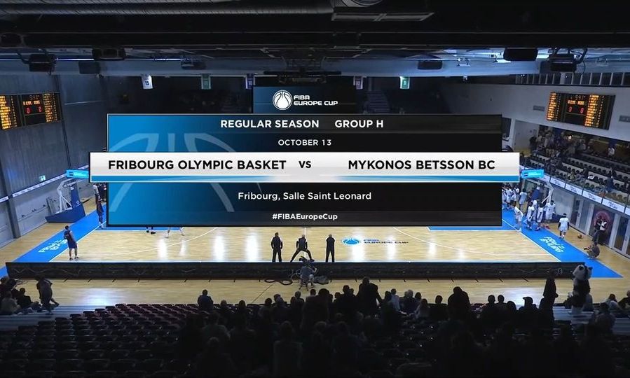 Φρίμπουργκ – Μύκονος: Τα highlights του αγώνα για το FIBA Europe Cup