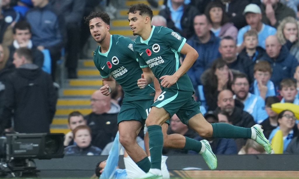 Premier League: Η Μπράιτον υπέταξε τη Σίτι στο Etihad, ισοπαλία για τη Χαλ με την Ίπσουιτς