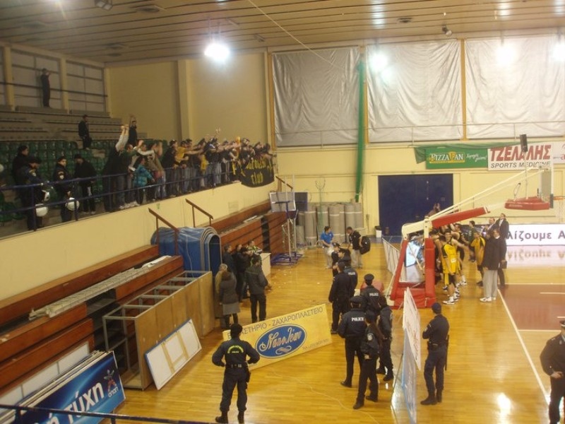 Ευχές στο γήπεδο!