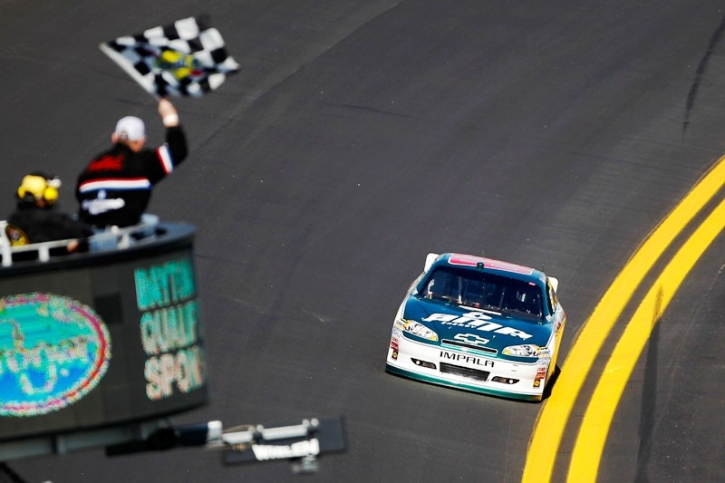 Ο Ένχαρντ στην πολ του Daytona