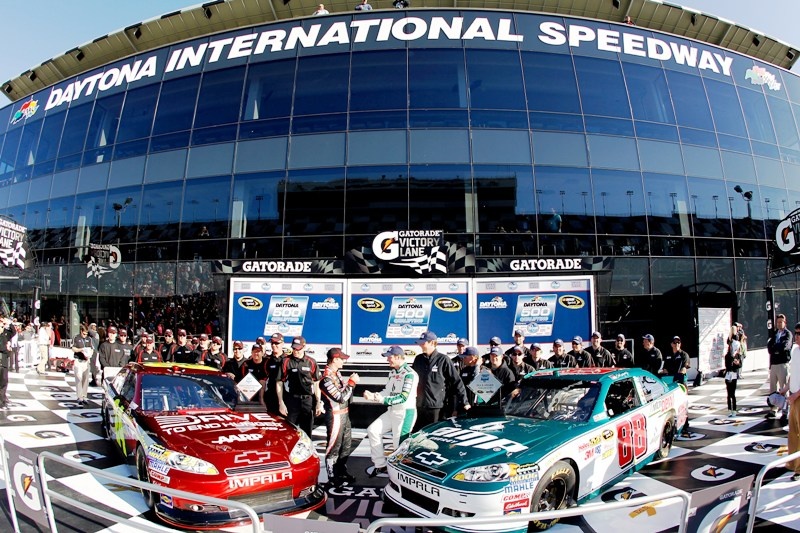 Ο Ένχαρντ στην πολ του Daytona