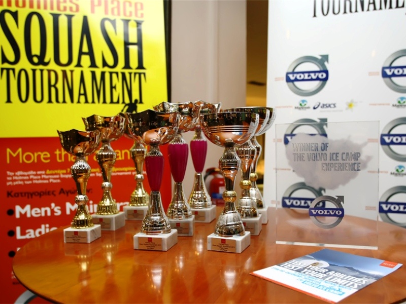 Η Volvo σε τουρνουά squash