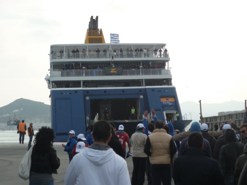 Υποδοχή ηρώων στη Νάξο (fotos)