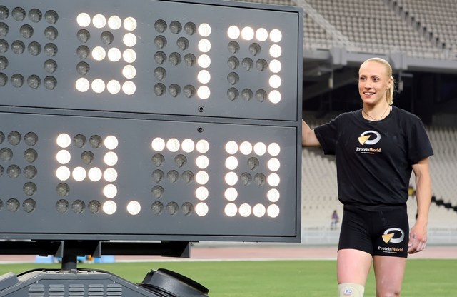 Επίδειξη... στίβου