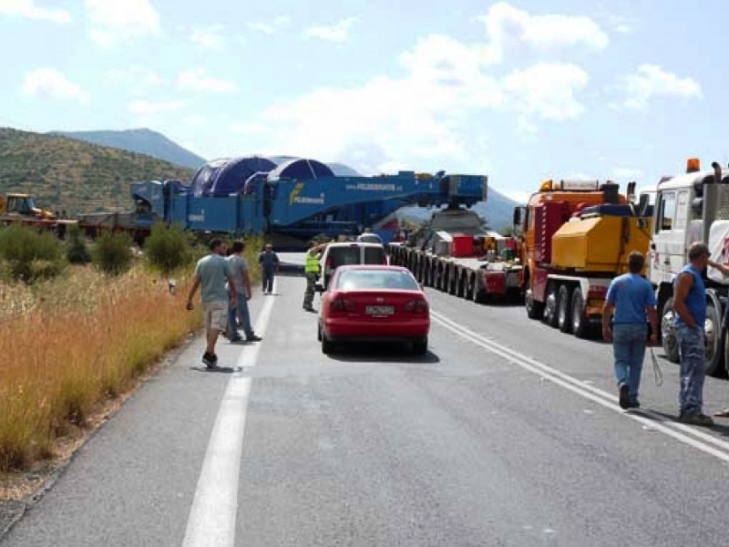 Κυκλοφοριακά προβλήματα στην Ε.Ο Μεγαλόπολης – Τρίπολης