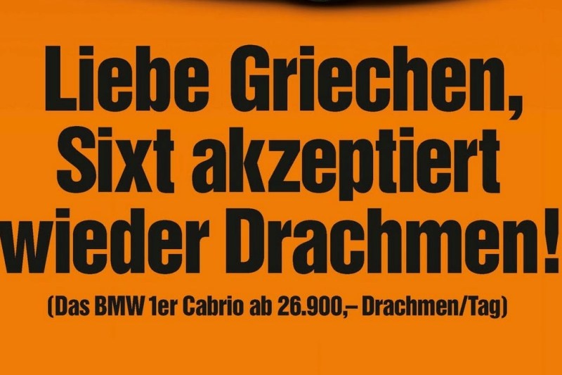 Διαφήμιση της Sixt που προκαλεί