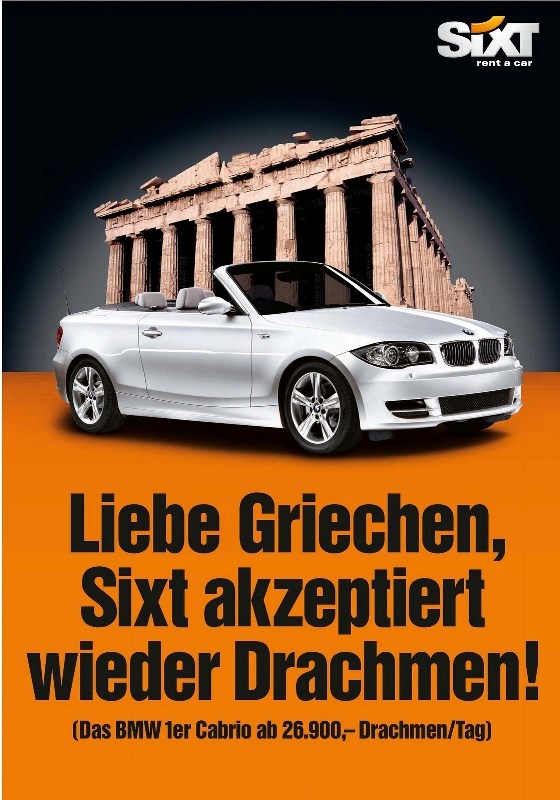 Διαφήμιση της Sixt που προκαλεί