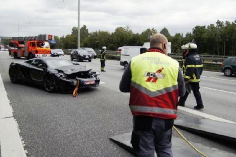 Το πρώτο ατύχημα της Aventador