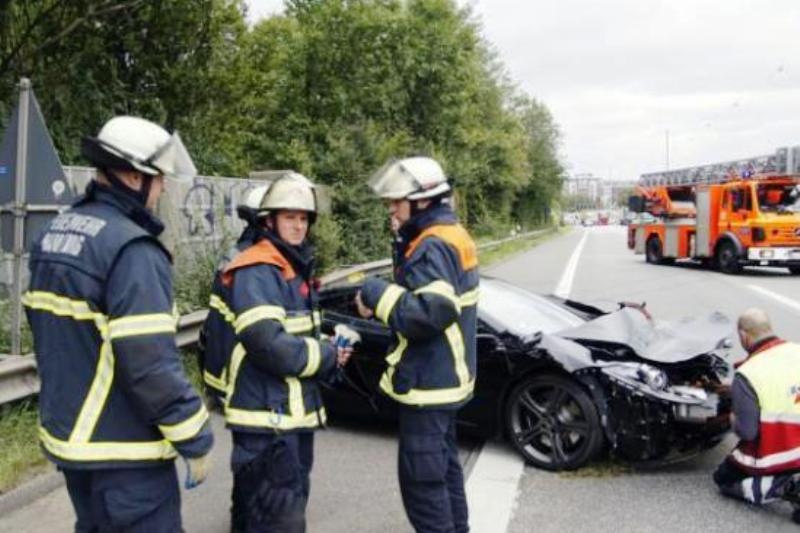 Το πρώτο ατύχημα της Aventador