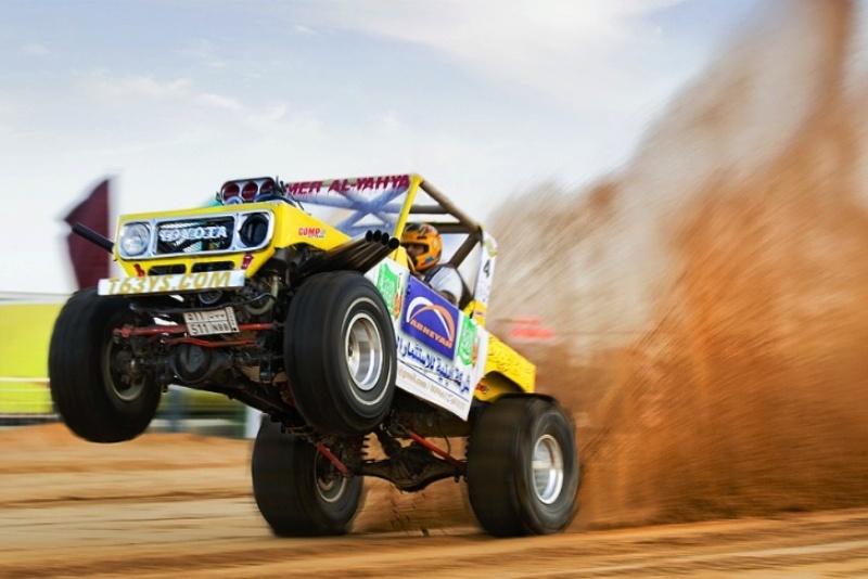 Dragster στην άμμο
