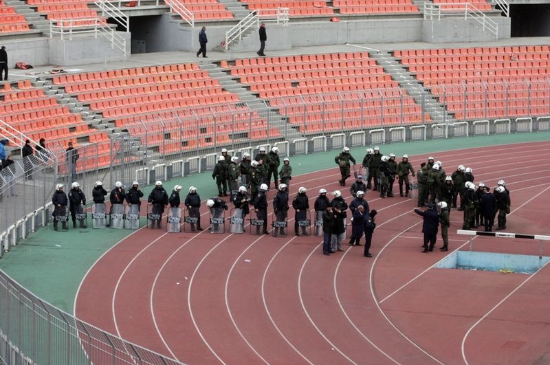 Επεισόδια και διακοπή στο Καυτανζόγλειο! (photos)
