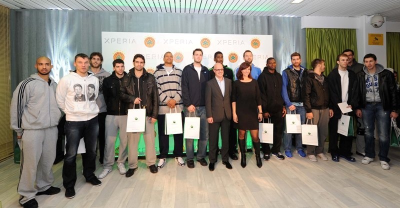 Παναθηναϊκός-Sony Ericsson… συνεργασία πρωταθλητών (photos+videos)