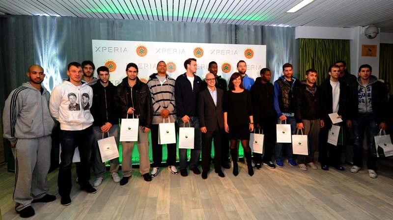 Παναθηναϊκός-Sony Ericsson… συνεργασία πρωταθλητών (photos+videos)