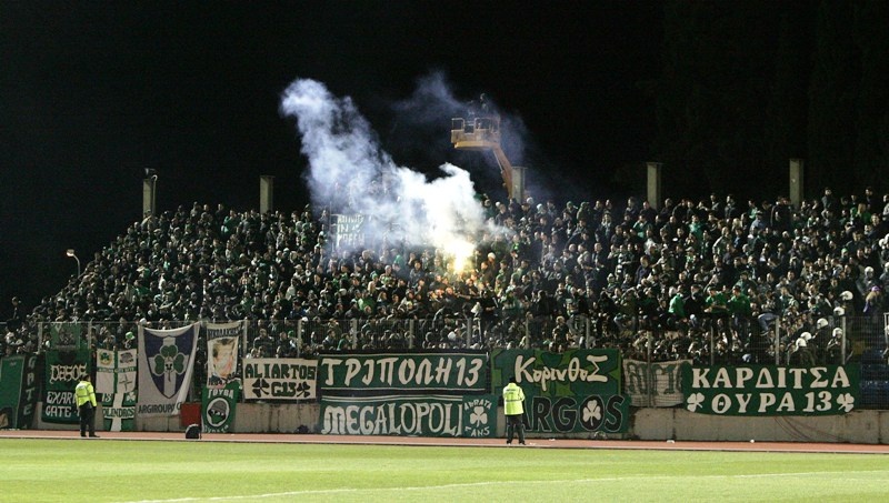 Μπλόκο στη Λιβαδειά για Παναθηναϊκό (videos + photos)
